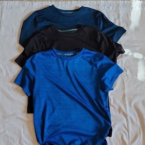 Tek Gear Boys' Short Sleeve Tees - Navy, Black, and Royal Blue